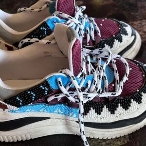 Farm Rio beaded sneakers
